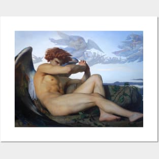 Fallen Angel | Alexandre Cabanel | Satanic Art Posters and Art